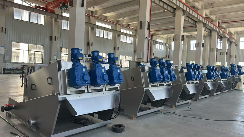 20250528 Sludge Dewatering Screw Press