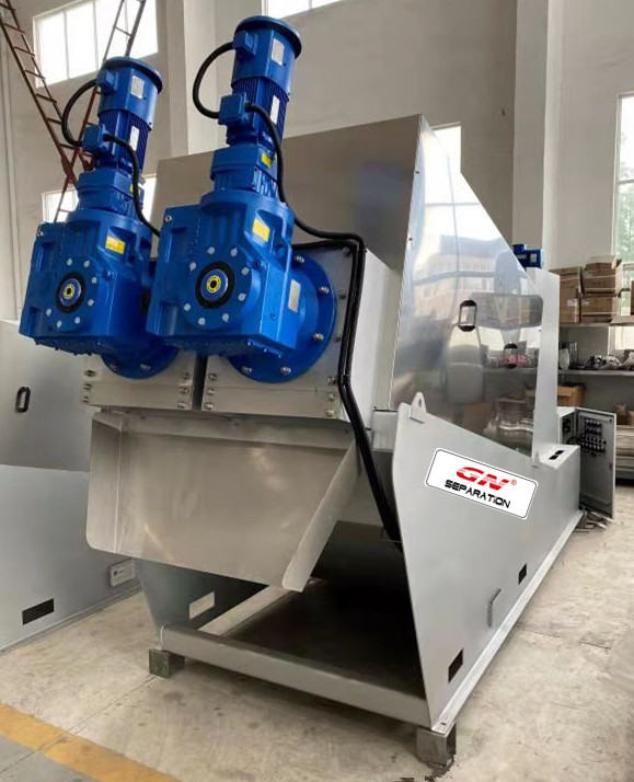 20210626 gndl402 screw press sludge dewatering unit